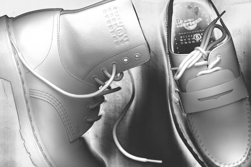 靴・ブーツ・サンダルその他 MM6 MAISON MARGIELA Men Shoes SH3WS0012P6435 White MM6 Maison Margiela White leather and suede sneaker | TheDoubleF