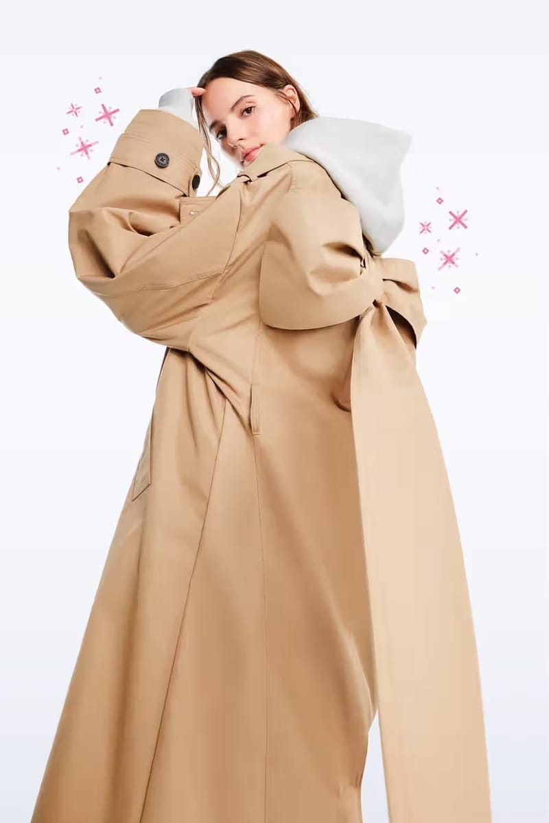 gap sandy liang トレンチコート Gap × Sandy Liang Bow-Back Trench Coat | Gap
