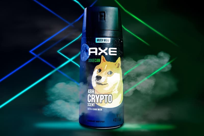 dogecoin axe spray for sale