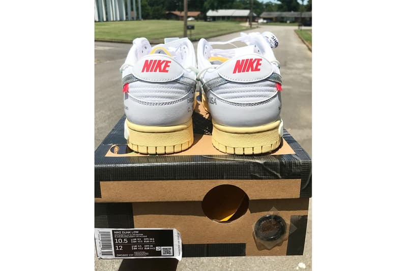 1 of 50 off white dunks