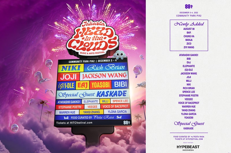 88rising Umumkan Lineup Terbaru untuk HITC Jakarta 2022 Hypebeast