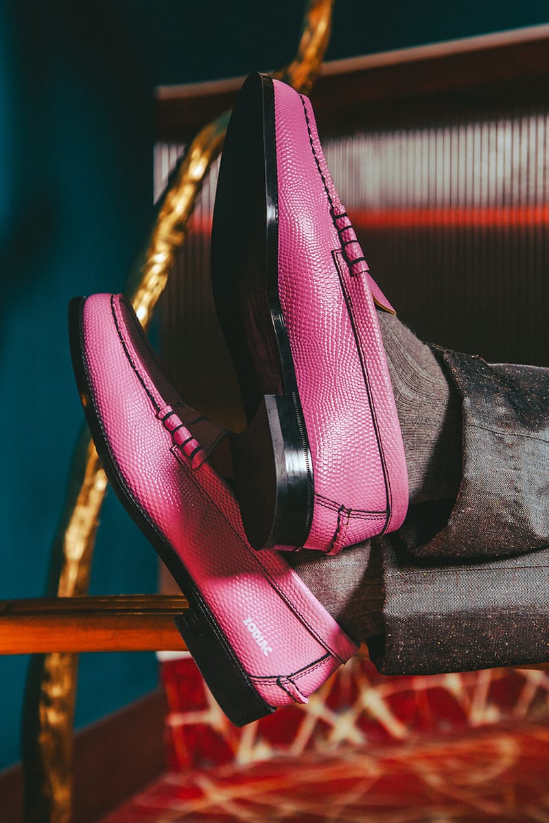 kenford fineshoes× ZODIAC Pink Lizard