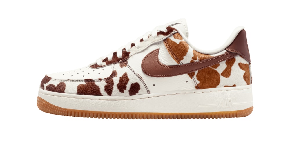 Nike Air Force 1 Low Cow Print “Field Brown” immagini ufficiali | Hypebeast