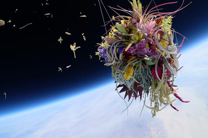 ハンドメイドアート 宇宙と花のテーマ ハンドメイドアート 宇宙と花のテーマ