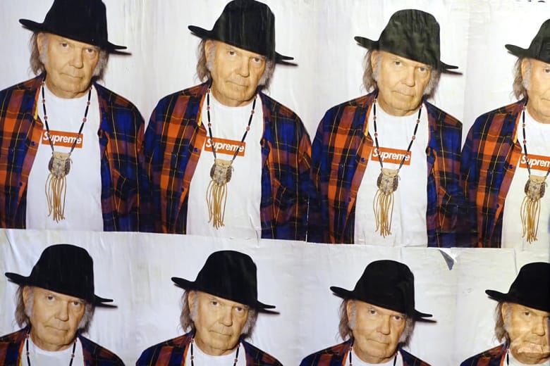 supreme ポスター ニールヤング SUPREME NEIL YOUNG POSTER - SS15