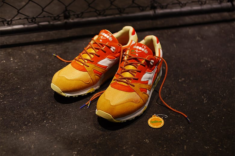 【DIADORA】レディースL オレンジ&ブラウン オリジナルセットアップ DIADORA】レディースL オレンジu0026ブラウン オリジナル