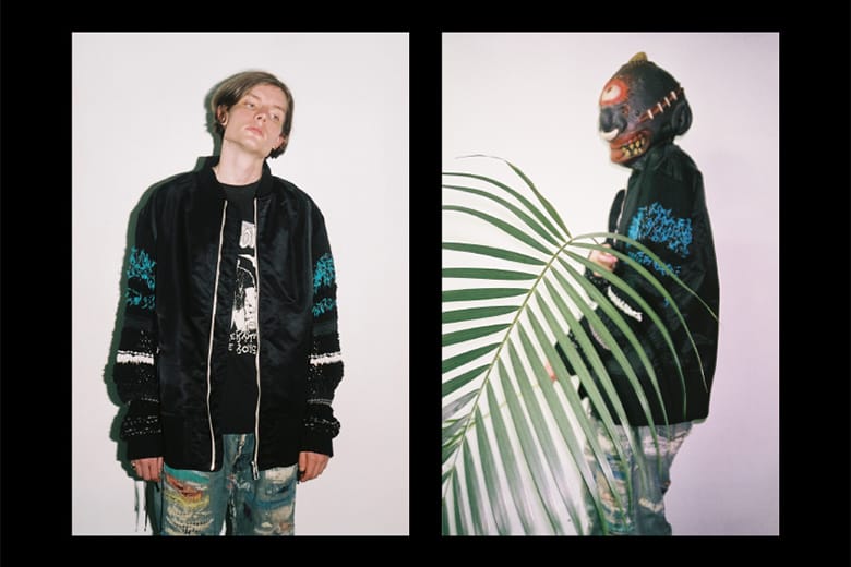 DISCOVERED×MEZLAD PSYZYE ニット切替MA-1 MEZLAD PSYZYE 2016 Spring/Summer ルックブック | Hypebeast.JP