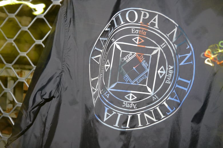 diaspora skateboards コーチジャケット Diaspora skateboardsの別注コーチJKTは真冬の寒さにも対応する