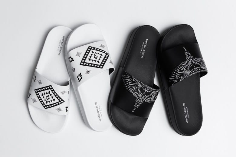 MARCELO BURLON 黒 サンダル