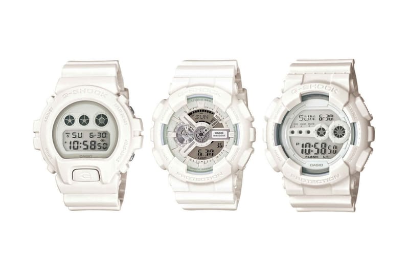 G-SHOCK よりオールホワイトの“Trend White”コレクションが登場