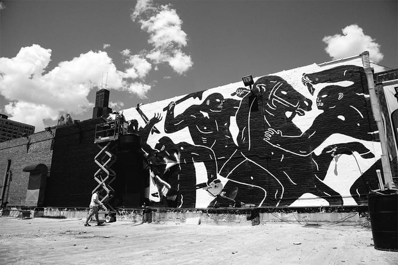 （真作保証）Cleon Petersonクレオンピータソン LA を拠点とするペインター Cleon Peterson の日本初個展 “Into the