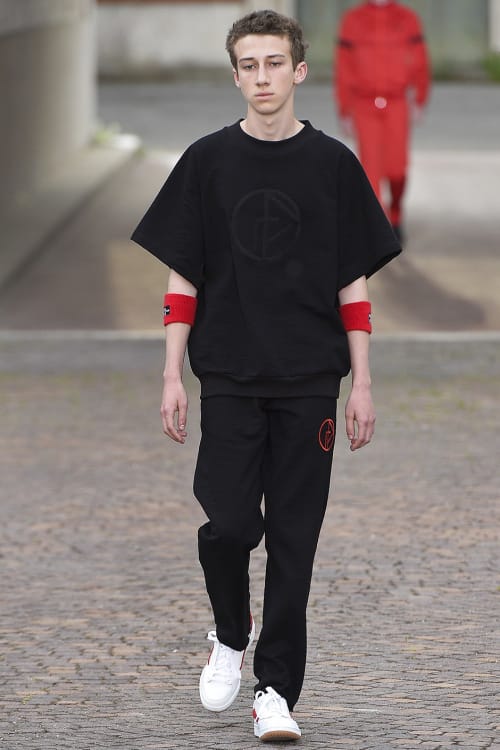 が*つ様 Gosha Rubchinskiy 18ss サッカーパターンポロニッ Gosha Rubchinskiy - Gosha Rubchinskiy POLO SHIRT ポロシャツ