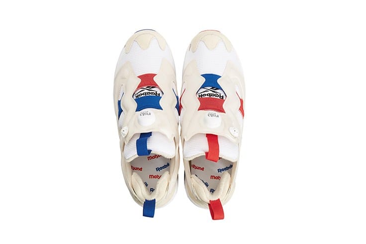 メゾンキツネ Reebok コラボ MK スタジャン 赤/クリーム - メルカリ
