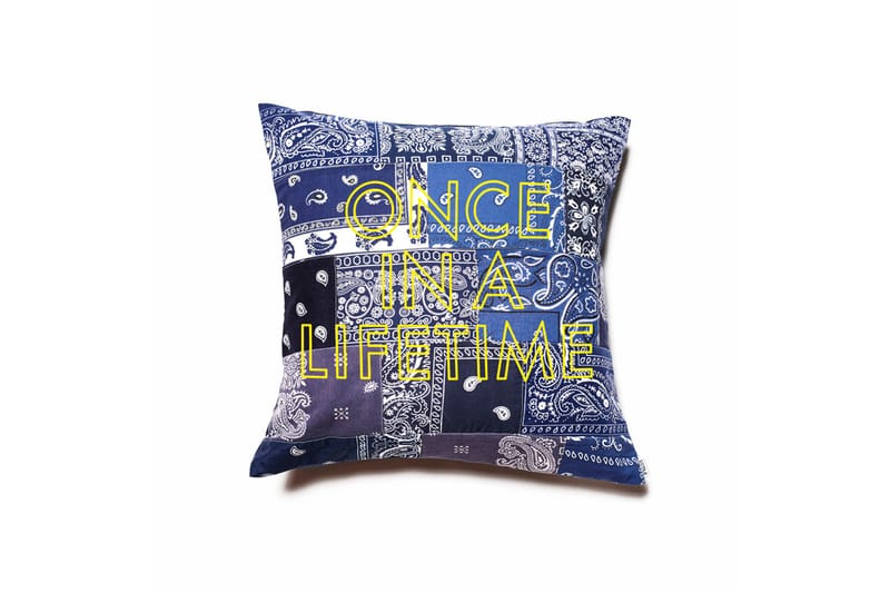 藤原ヒロシ BerBerJin ONCE IN A LIFETIME クッション 藤原ヒロシ氏が手掛ける架空の古着屋 “ONCE IN A LIFETIME” が