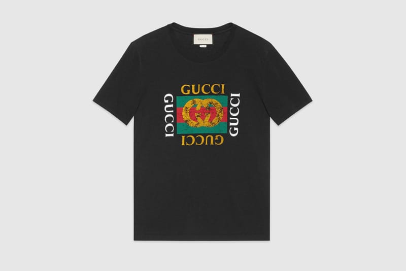 Gucci のクラシックロゴを配したTシャツとフーディが復活 | Hypebeast.JP