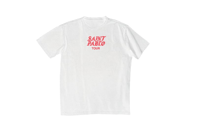 カニエ・ウエストの “Saint Pablo Tour” マーチアイテムが大量に