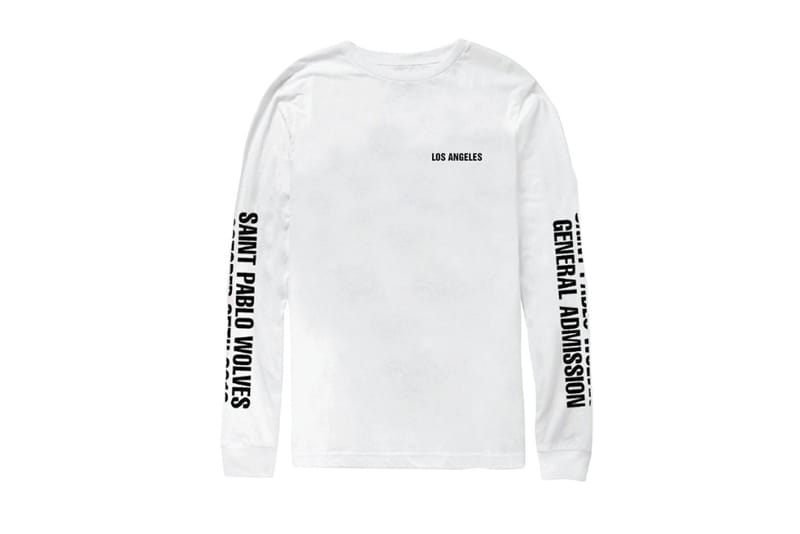 カニエ・ウエストの “Saint Pablo Tour” マーチアイテムが大量に