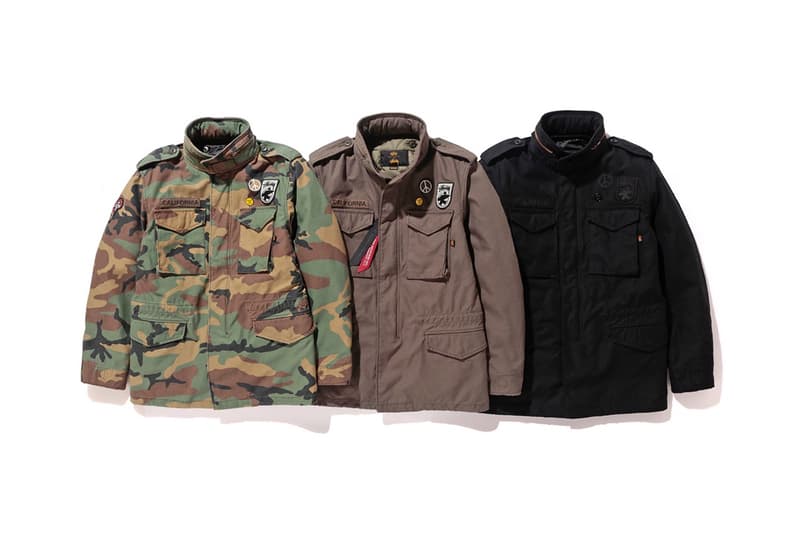 Stüssy と Alpha Industries より2型の別注ミリタリーウエアが登場