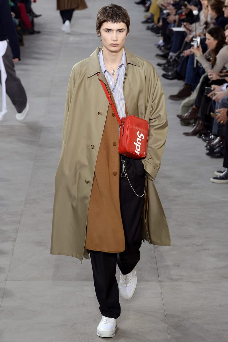 AW17 Louis Vuitton ステンカラーコート 46 シュプリーム シュプリームも登場するルイ・ヴィトン 2017年秋冬コレクション