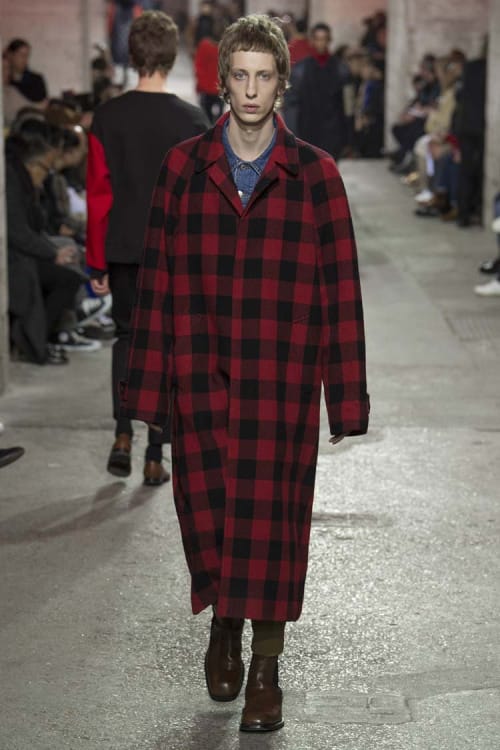 DRIES VAN NOTEN チェックニット　17-18AW DRIES VAN NOTEN/ドリスヴァンノッテン】17AWコレクション着用の