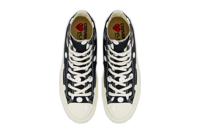 Commes de garcon 2024 polka dot converse