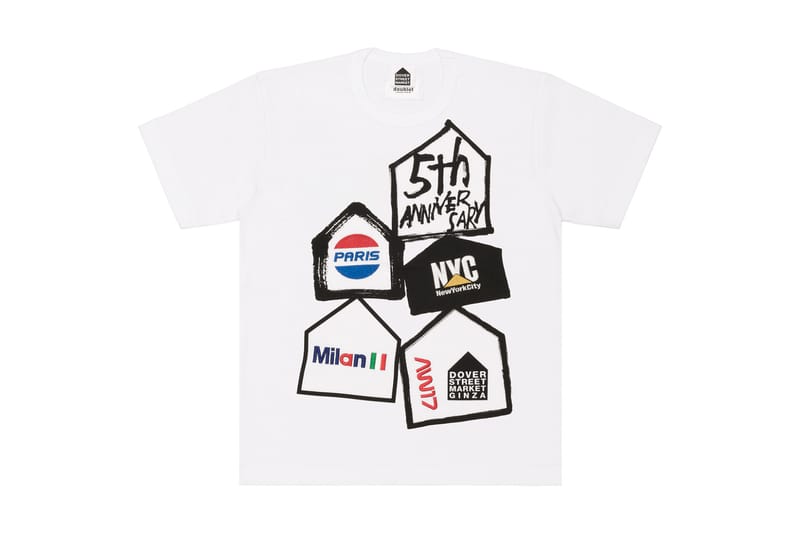 ドーバーストリートマーケット銀座がオープン5周年スペシャルTシャツ