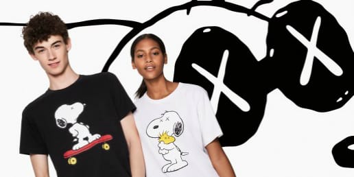 カウズ x ピーナッツ による ユニクロ UT コレクションの