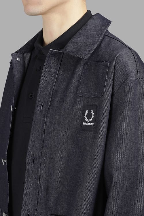 RAF SIMONS 20ssデニムシャツジャケット RAF SIMONS(ラフシモンズ) 21SSグラフィックパッチオーバー
