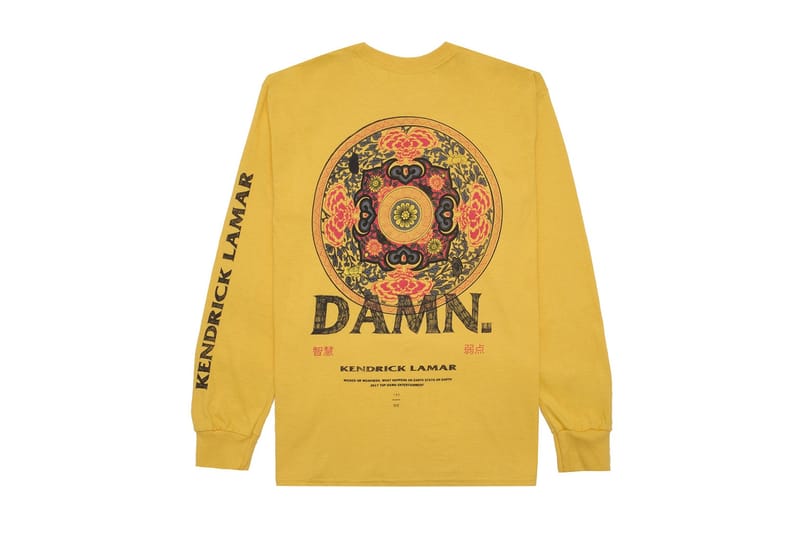激レア kendrick lamar DAMN. ロンT 日本未発売 XL Kendrick Lamar の最新アルバム『DAMN.』オリジナルアパレル