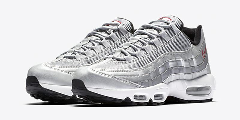 Air max shop 95 premium silver