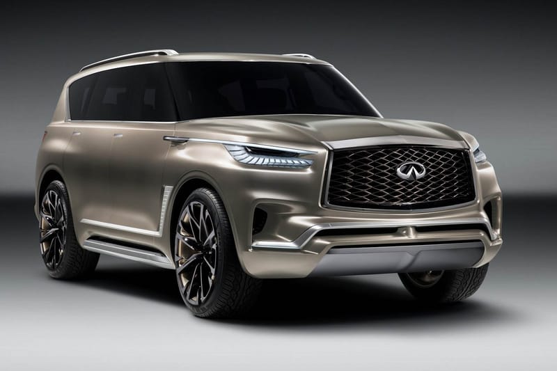 日産インフィニティが高級 SUV のデザインスタディモデル QX80