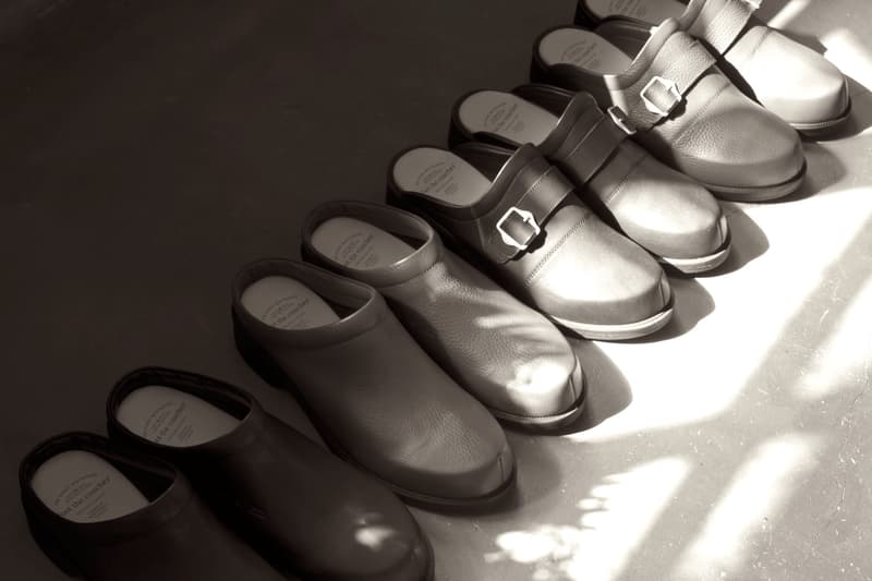 レザー クロッグサンダル フットザコーチャー foot the coacher レザー