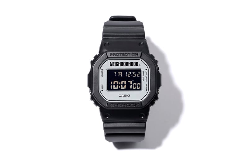 コラボ/G-SHOCK/ネイバーフッド/限定/DW-5600/フルブラック/別注-