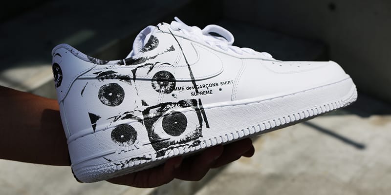 Comme de garcon outlet supreme air force 1