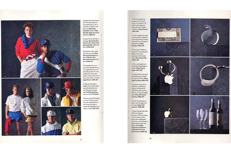 Apple が1986年に発表したオリジナルアパレル&アクセサリー