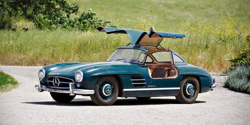 1955年に購入された Mercedes-Benz 300SL Gullwing オール