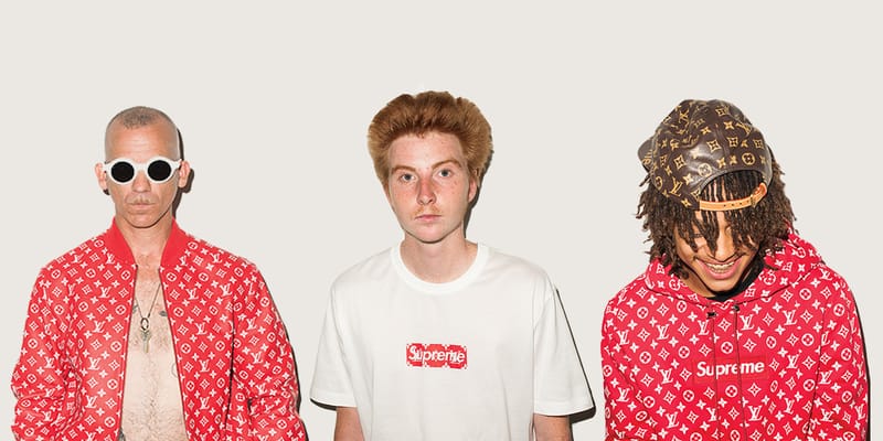 特殊ミラーアート ベアブリック Louis Vuitton Supreme