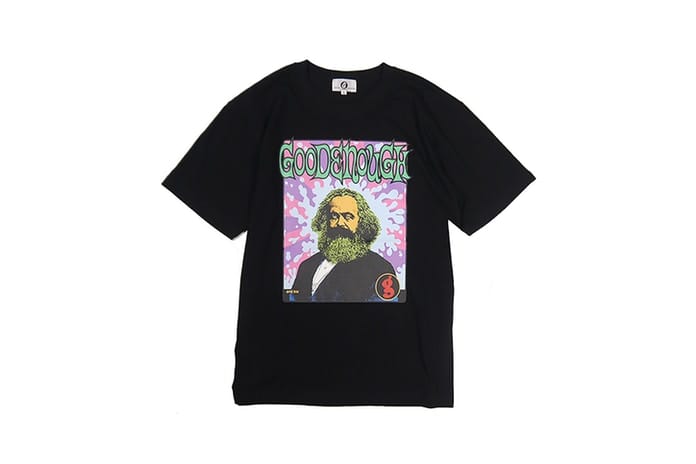グッドイナフから “Karl Marx on Acid”と題されたTシャツが登場 