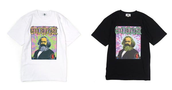 グッドイナフから “Karl Marx on Acid”と題されたTシャツが登場 