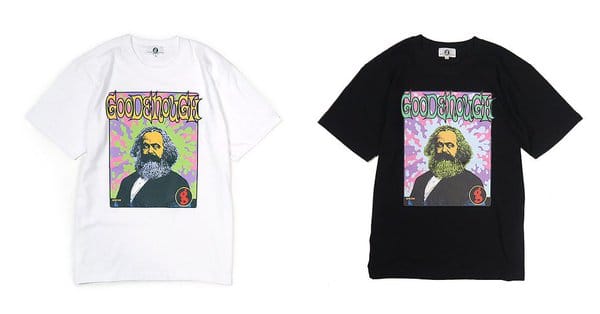 グッドイナフから “Karl Marx on Acid”と題されたTシャツが登場