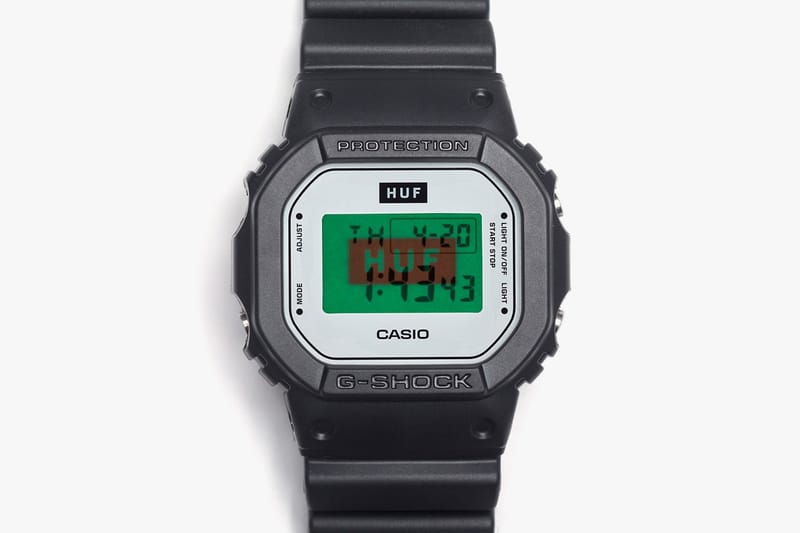 G-SHOCK × HUF、“地割れ”グラフィックのタフなコラボウォッチ