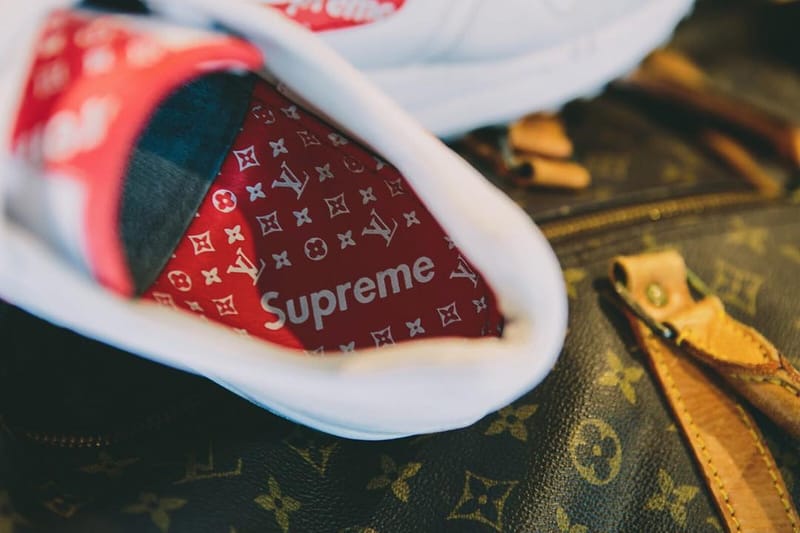 Nike air supreme 2025 louis vuitton