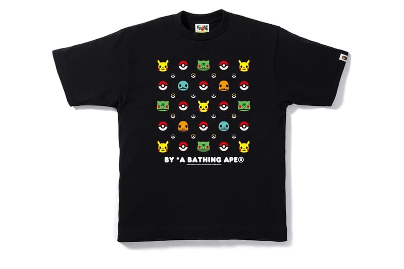 A BATHING APE® x ポケモンコラボ T シャツコレクションが伊勢丹にて