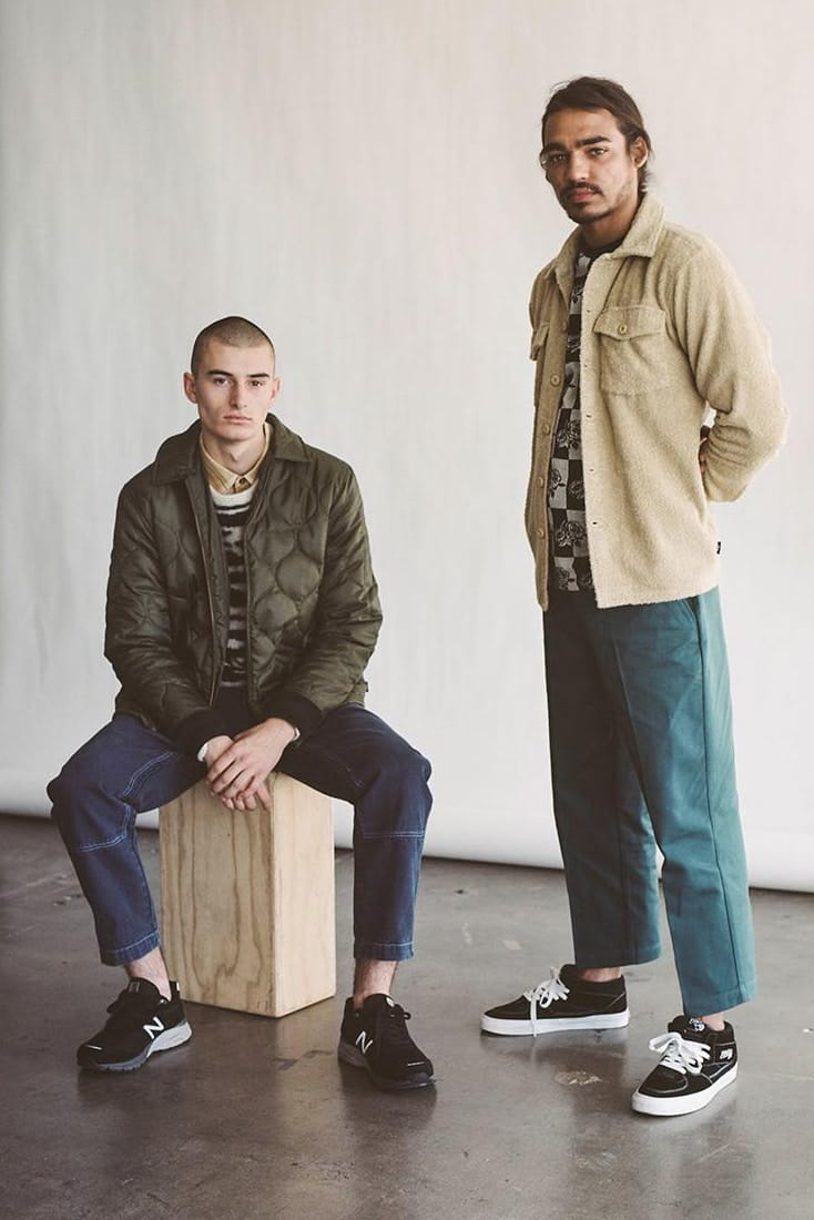 ステューシーより素材や柄で遊びを効かせた2017年秋冬ルックブックが