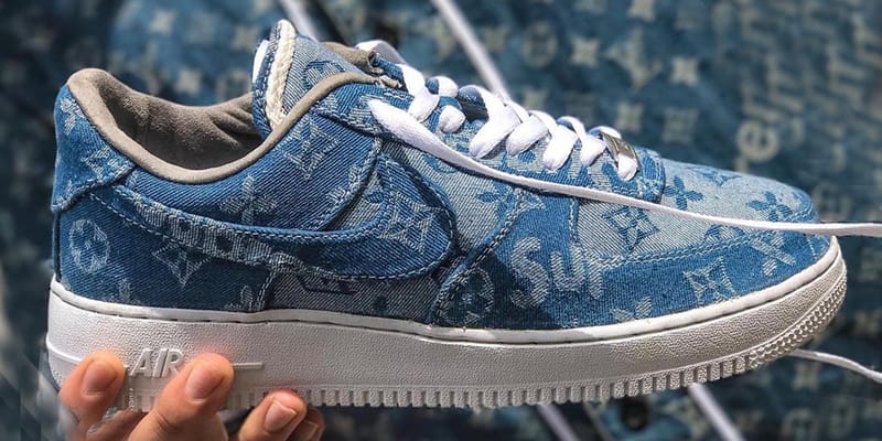 Supreme x Louis Vuitton デニム仕様の Air Force 1 | Hypebeast.JP