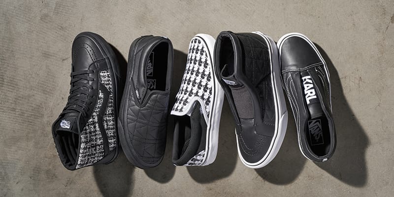 Vans x カール・ラガーフェルドによる注目のコラボレーションの全貌が ...