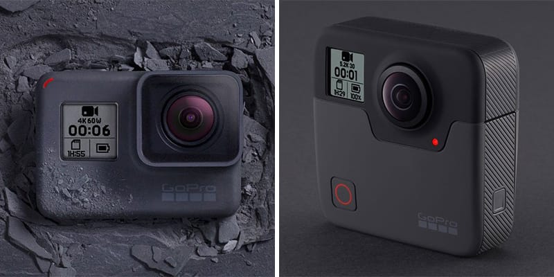 ゴープロが新作HERO6 Black＆初となる全天球カメラFUSIONを正式発表