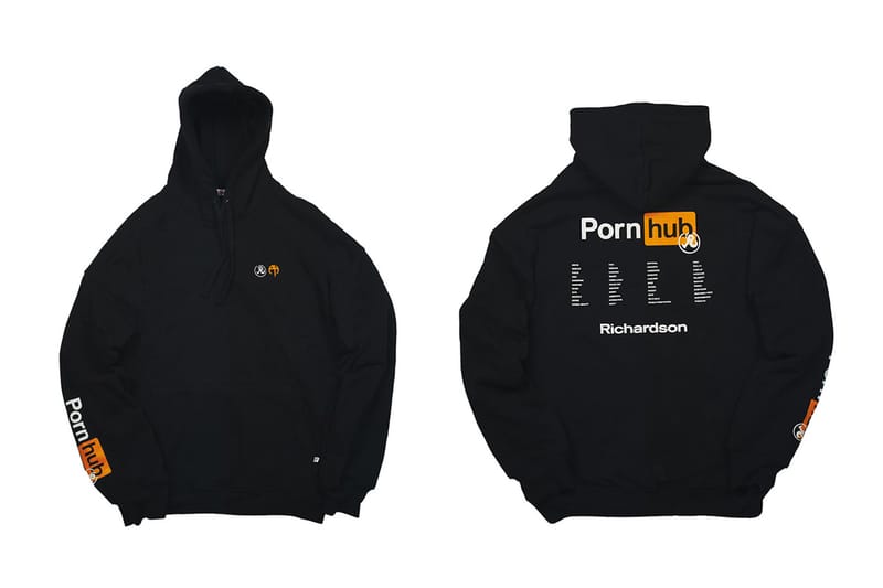 Richardson × Pornhub hoodie コラボフーディ 希少 アダルト動画サイトPornhub とRichardson カプセルコレクション
