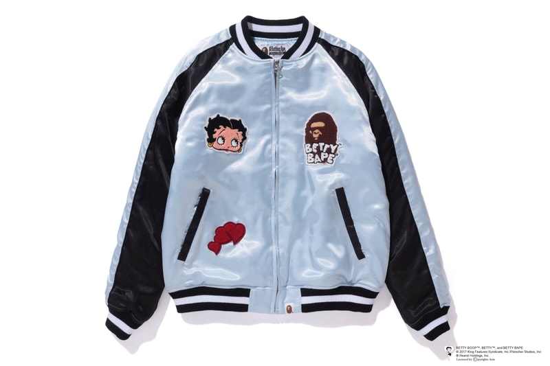 bape betty コラボTシャツ アベイシングエイプがアメリカのセクシーアニメキャラクターベティー