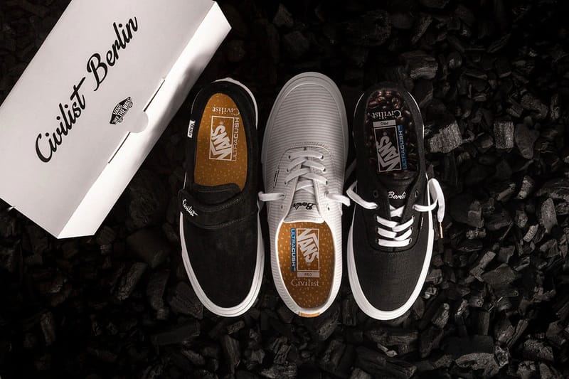 VANS Civilist ベルリン オーセンティック コラボスニーカー US8 civilist-vans-coffee-